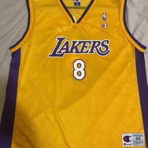 Vintage Kobe Bryant Los Angeles Lakers #8 Champion Jersey Large